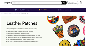 ViviPins - Custom Leather Patches