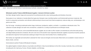 Von Baer - Wholesale Leather Goods