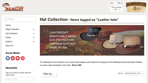 Walkabout - Hand Tooled Leather Hat