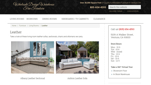 WDW Ventura - Leather Sofas and Sectionals