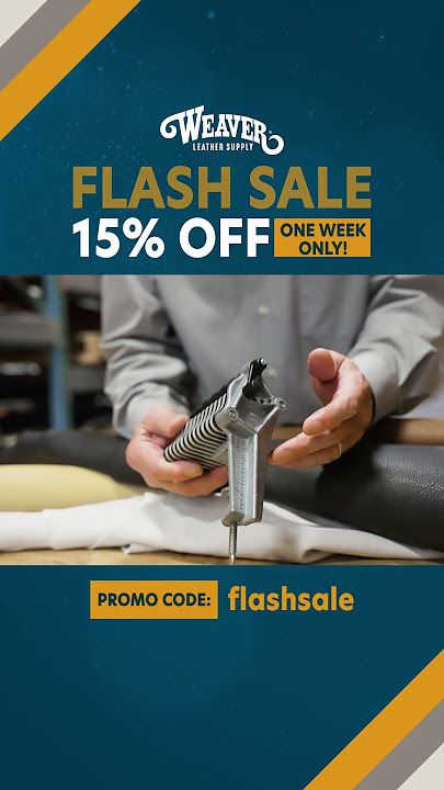 An application scenario or product detail of weaver leather supply discount code - Image 12