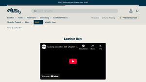 Weaver Leather Supply - Leather Belt Making Kits & Supplies