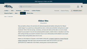 Weaver Leather Supply - Clicker Dies & Sets