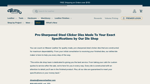 Weaver Leather Supply - Custom Leather Clicker & Cutting Dies