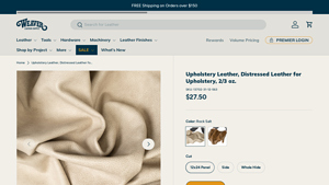 Weaver Leather Supply - Distressed Upholstery Leather