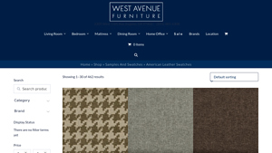 West Avenue - American Leather Swatches