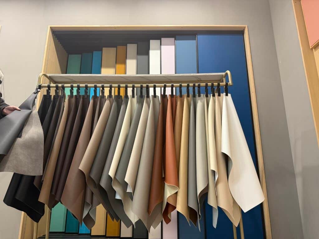 An application scenario or product detail of where to buy leather fabric - Image 14