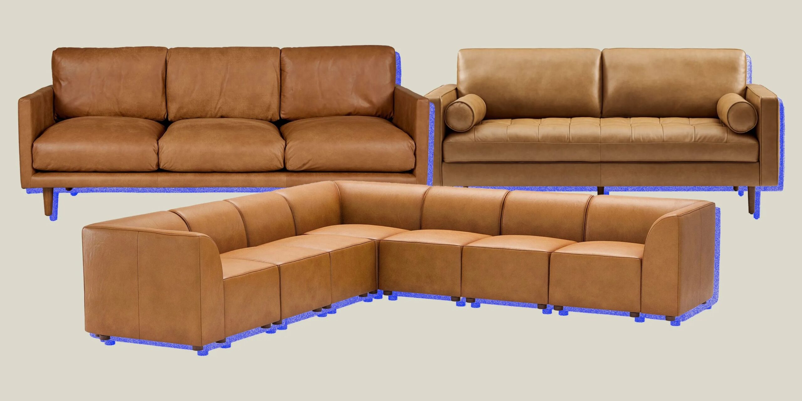 An application scenario or product detail of who makes the best leather couches - Image 2
