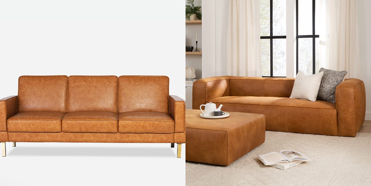 An application scenario or product detail of who makes the best leather couches - Image 8