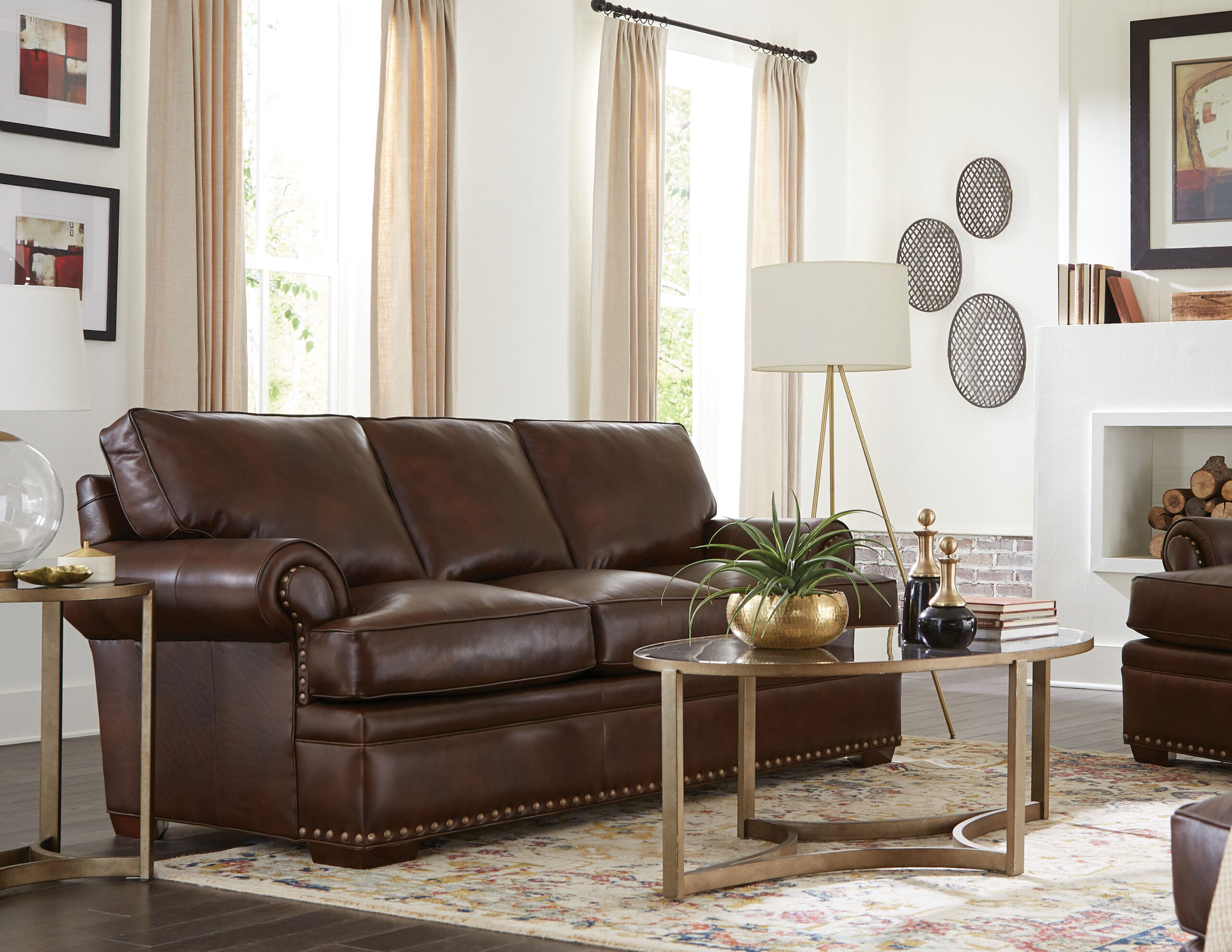 An application scenario or product detail of who makes the best leather couches - Image 9