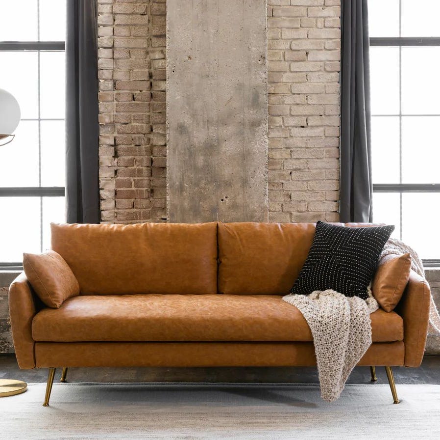 An application scenario or product detail of who makes the best leather couches - Image 22