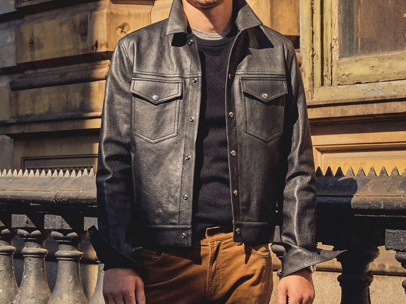 An application scenario or product detail of who makes the best leather jackets - Image 1