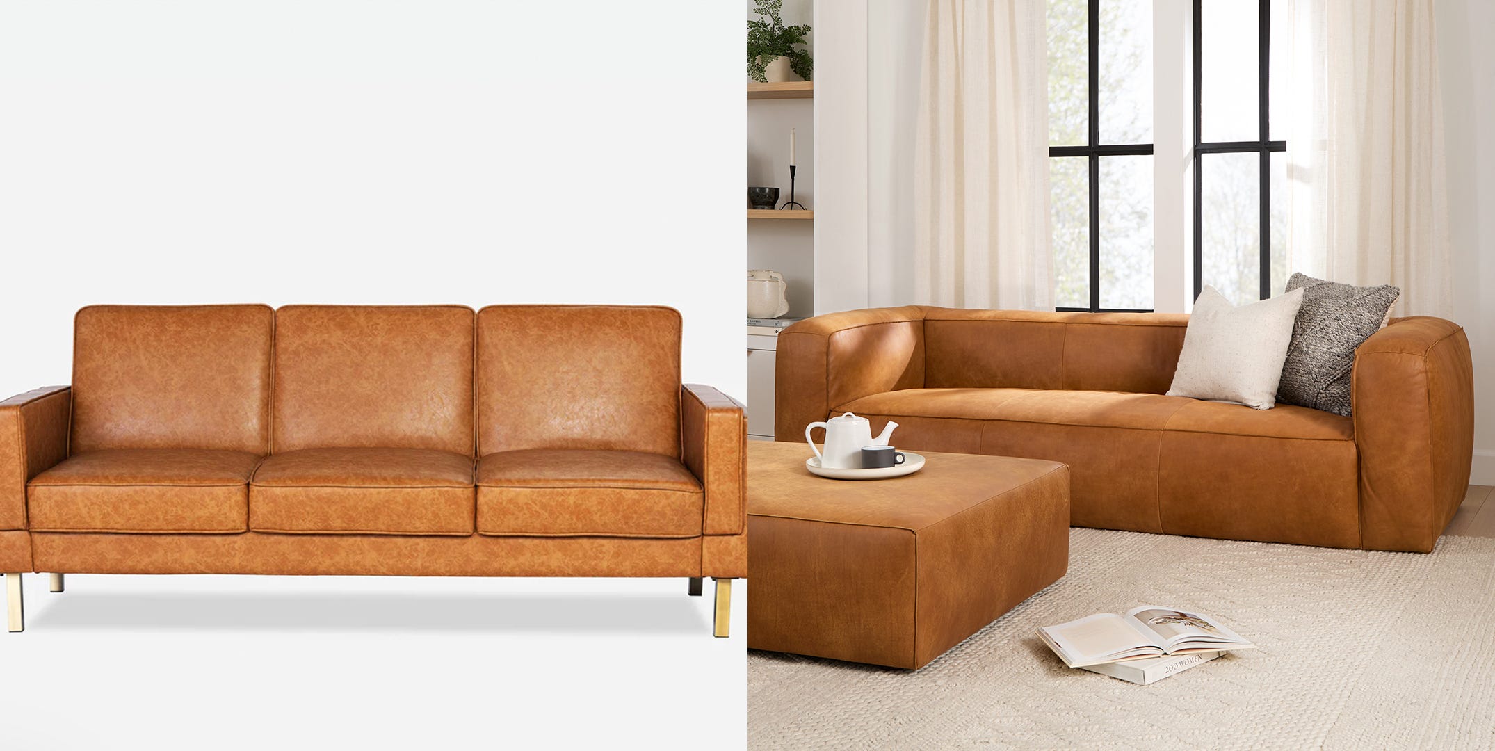An application scenario or product detail of who makes the best leather sofas - Image 10