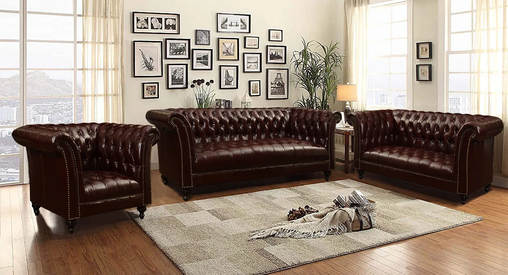 An application scenario or product detail of wholesale leather furniture - Image 11