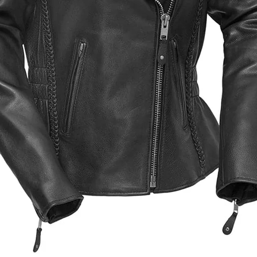 An application scenario or product detail of wholesale leather jackets - Image 11