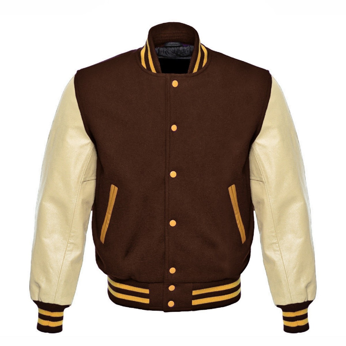 An application scenario or product detail of wholesale varsity jackets with leather sleeves - Image 7