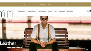 Wise Guy Suspenders - Handcrafted Leather Suspenders