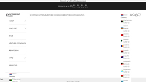 Wood Present Studio - Stylish Leather Recipe Journal