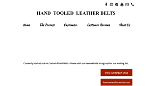 Wyoming Belts - Custom Hand Tooled Leather Belts