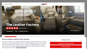 The Leather Factory - Leather Couch & Love-seat