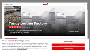 Tandy Leather Factory - Leather Supplies