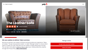 The Leather Sofa - Leather Furniture