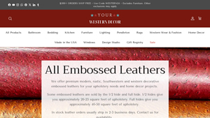 Your Western Decorating - Embossed Leathers