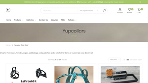 YupCollars - Custom Service Dog Harness