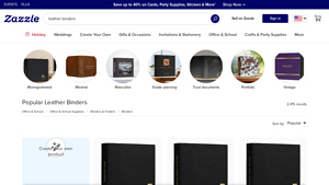 Zazzle - Leather Binders