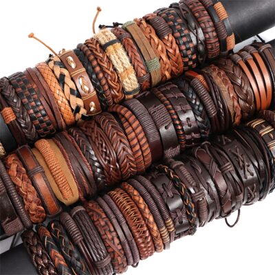 custom leather bracelets