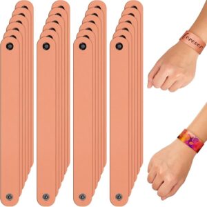 custom made leather wristbands Material