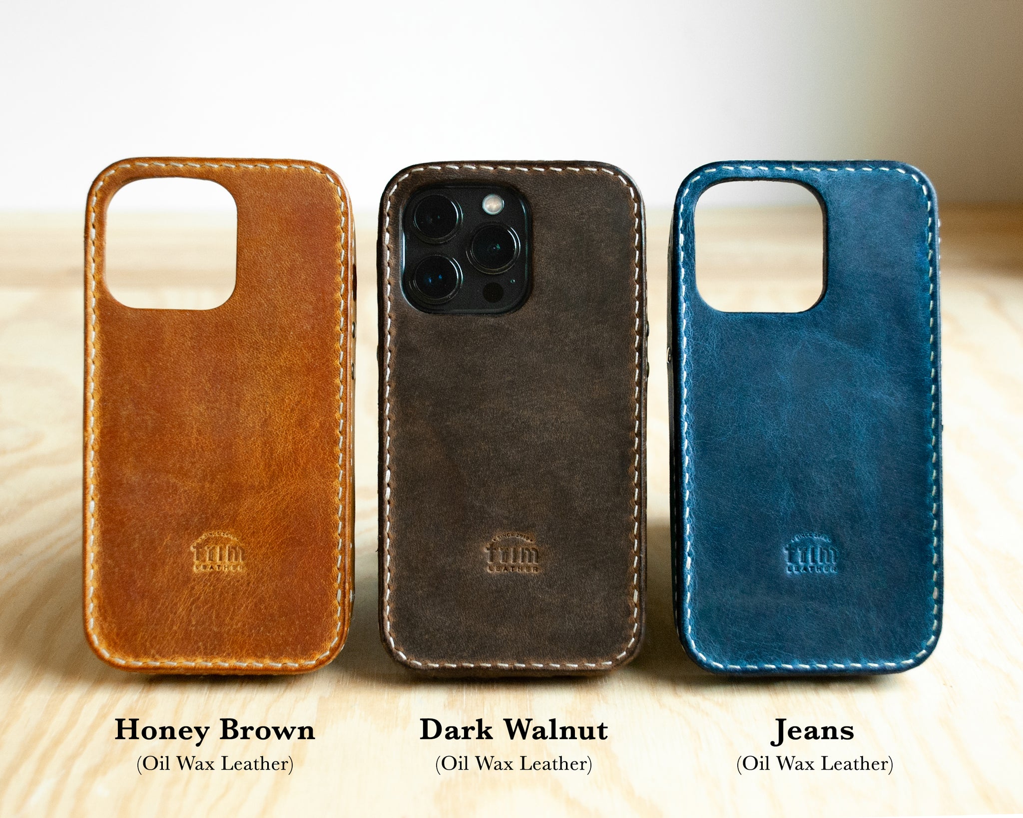 custom leather iphone case