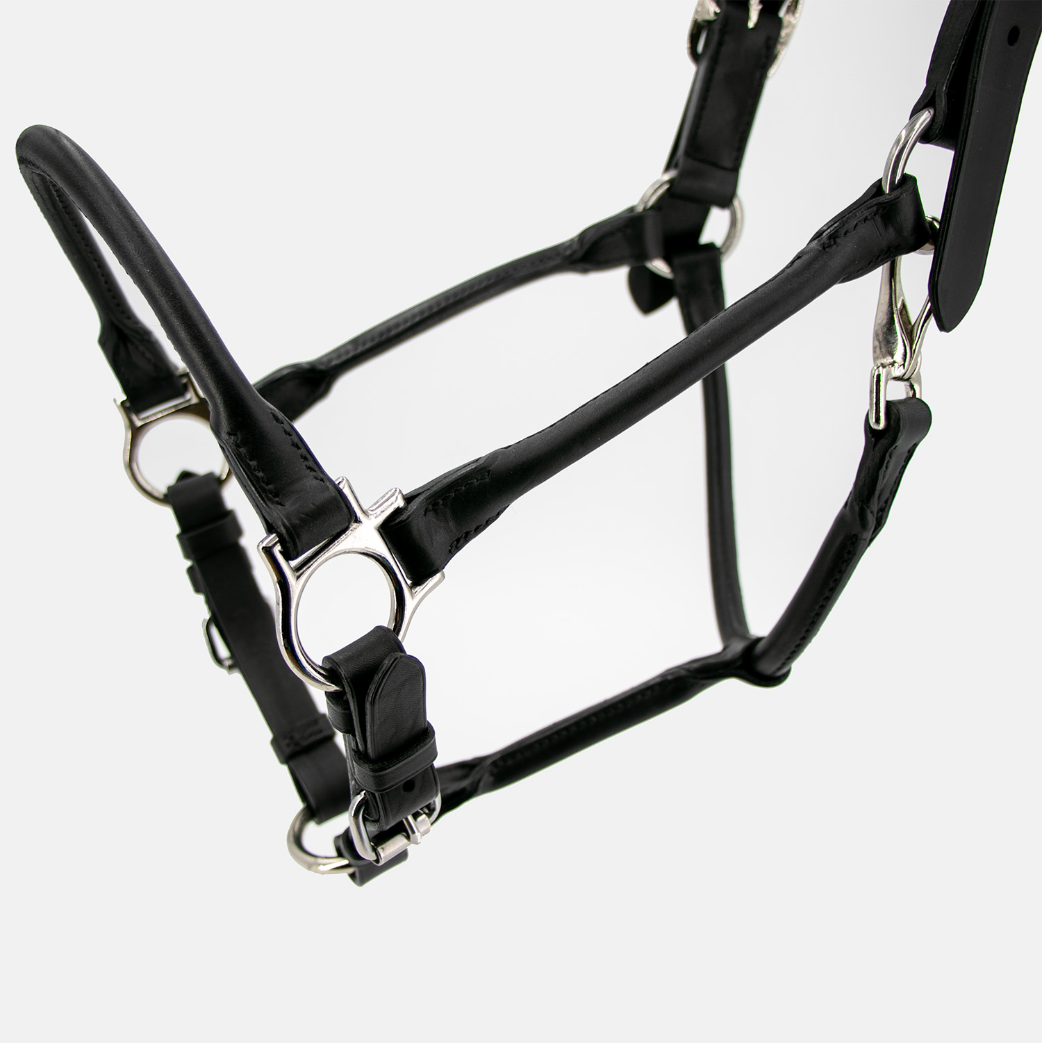 custom leather horse halters