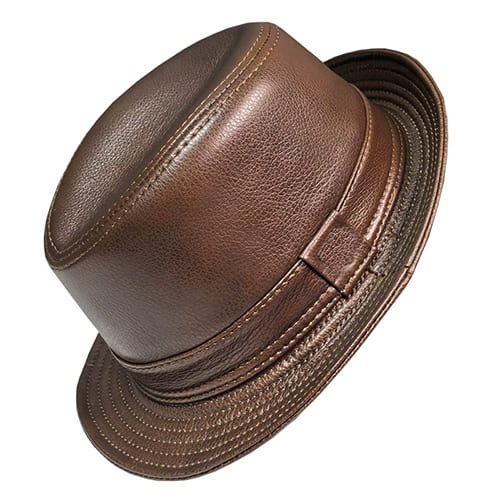 custom leather hats