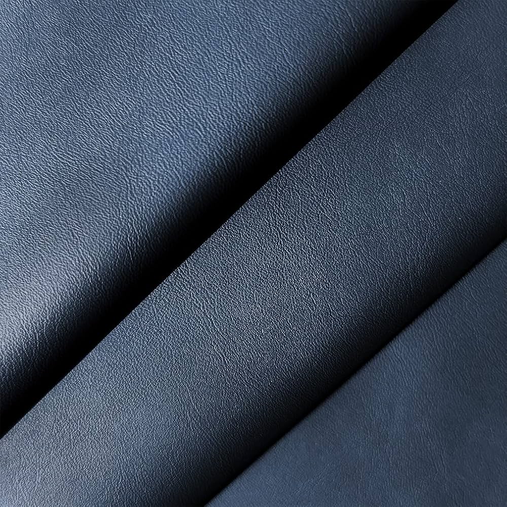 navy blue faux leather fabric Material