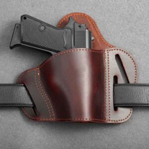 custom leather gun holster Material