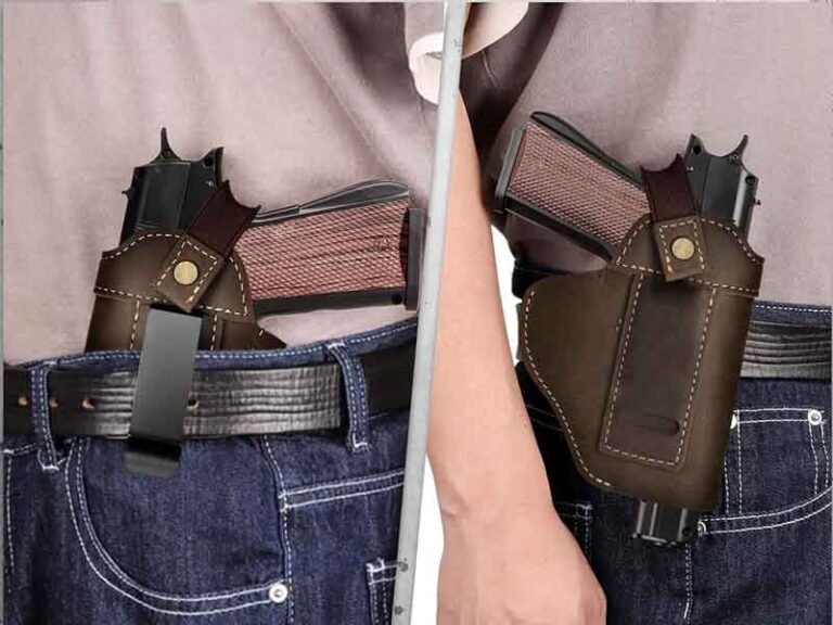 custom leather gun holster