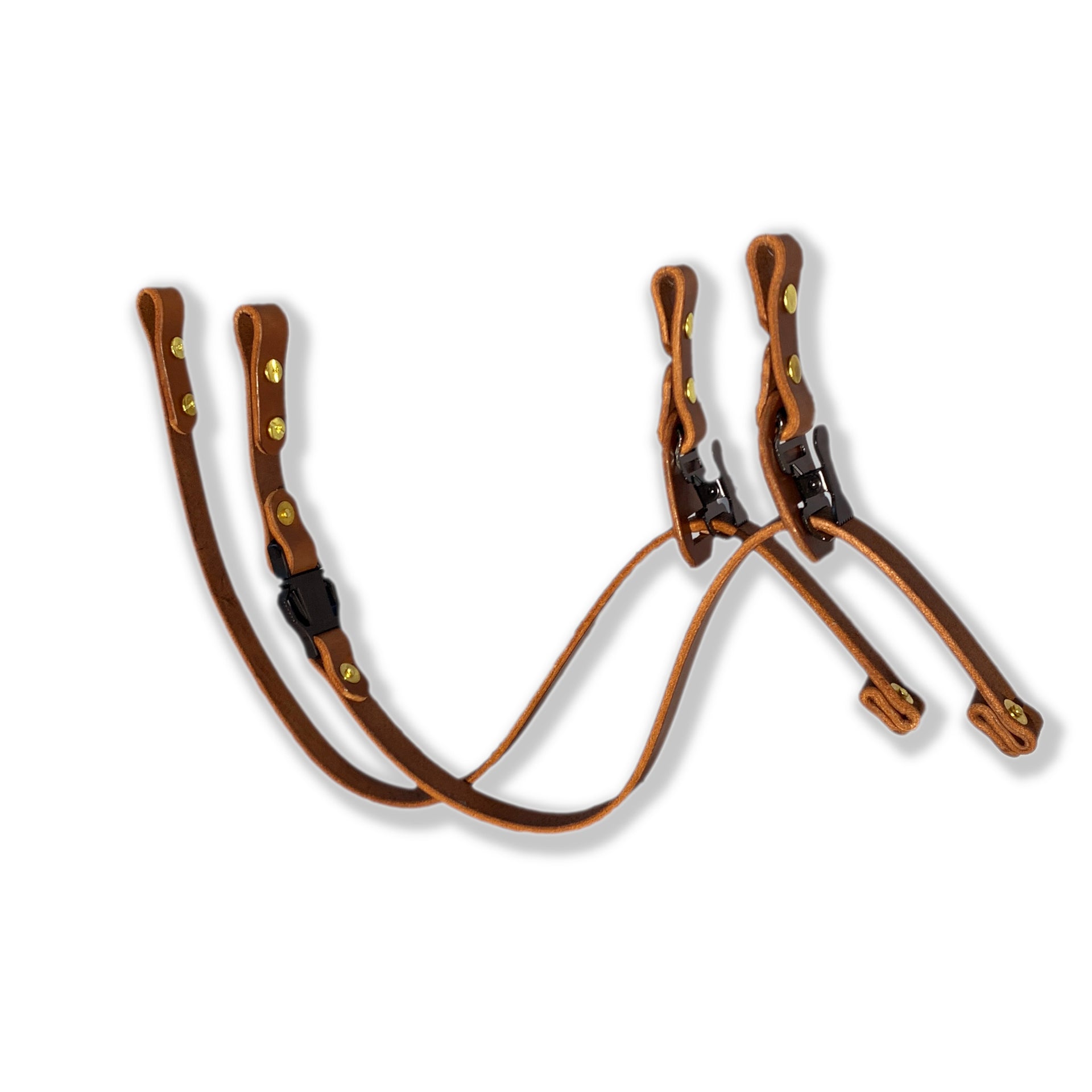 firefighter leather chin strap