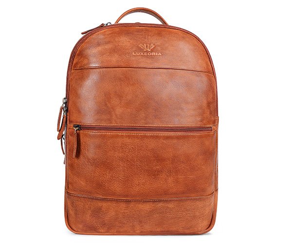 custom leather backpack