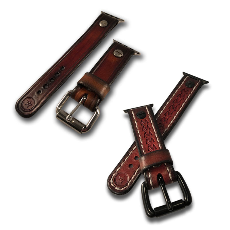 custom leather apple watch bands