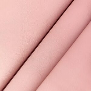 pink faux leather fabric Material