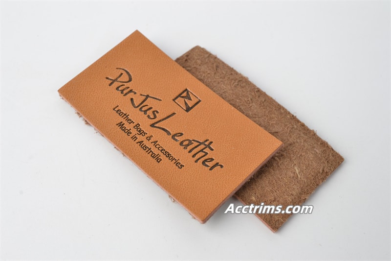 custom leather tags