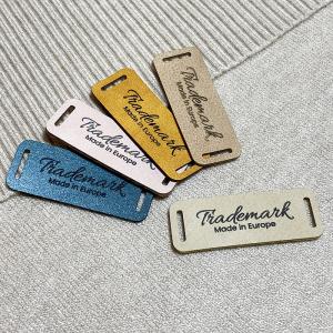 custom leather tags