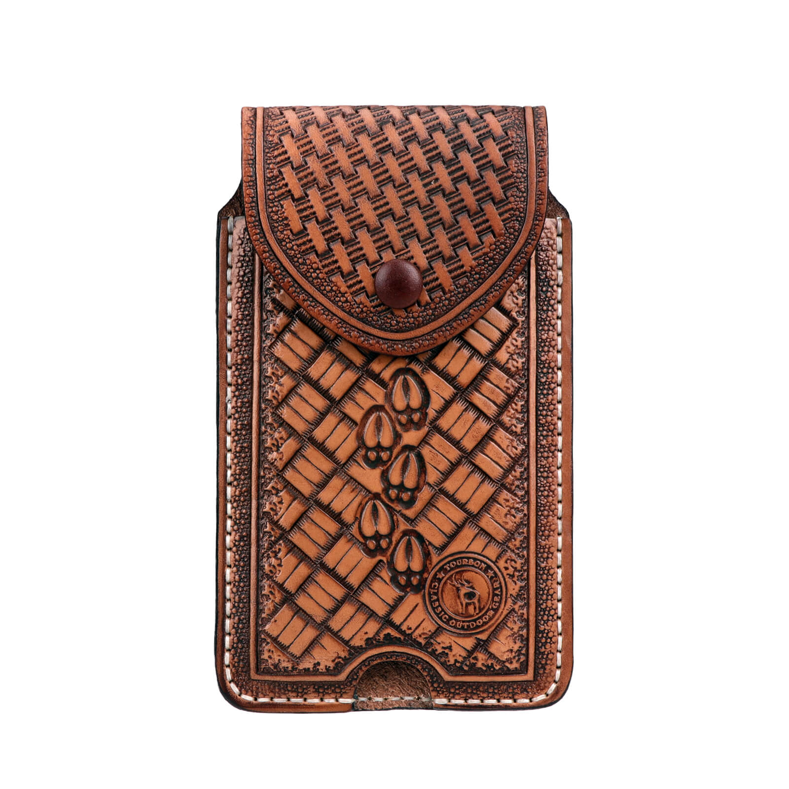 custom leather phone holster