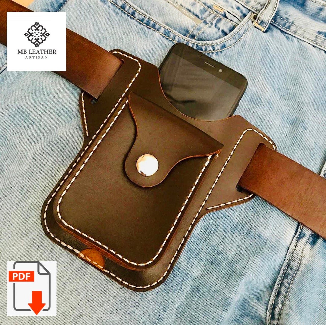 custom leather phone holster