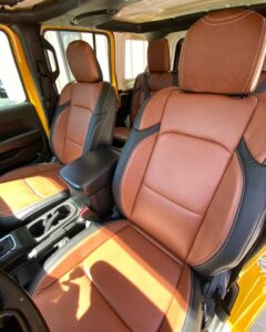crush customs leather seats Material