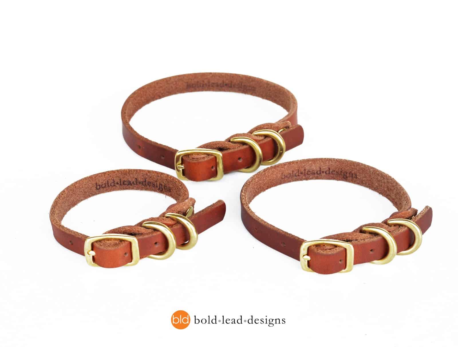 custom leather collars