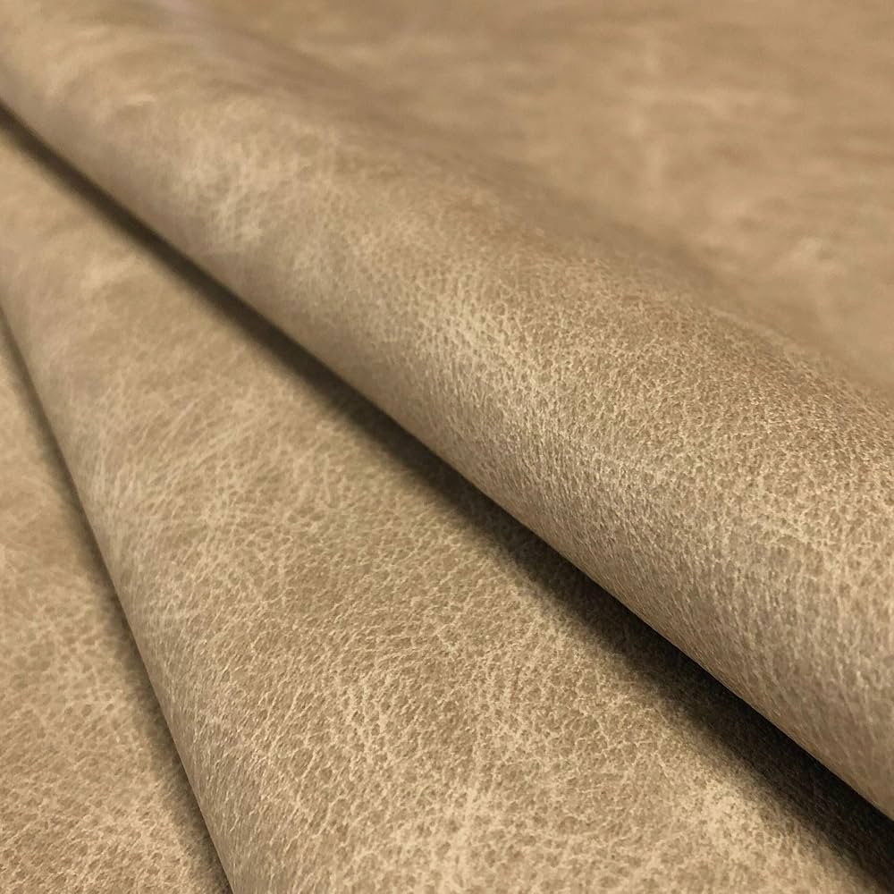 distressed faux leather Material