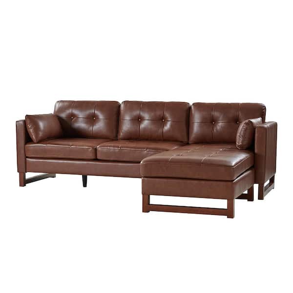 custom leather sectional