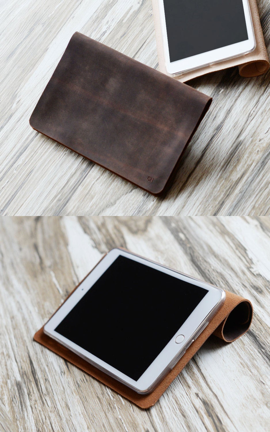 custom leather ipad cover